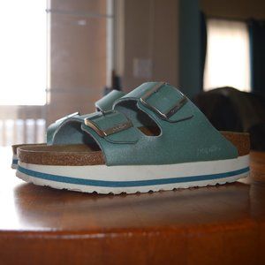 Birkenstock Arizona Platform by Papillio